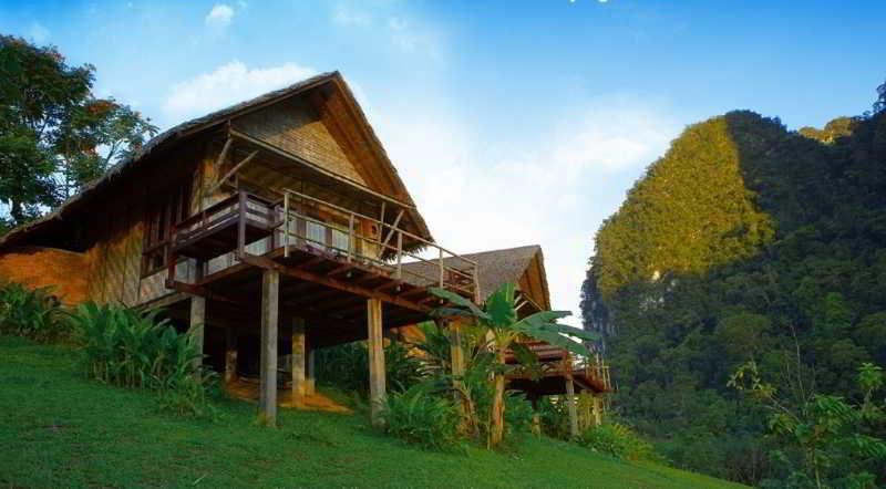Cliff And River Jungle Hotel Surat Thani Bagian luar foto